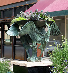 Heron Rising Planter