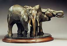 At the Waterhole Maquette